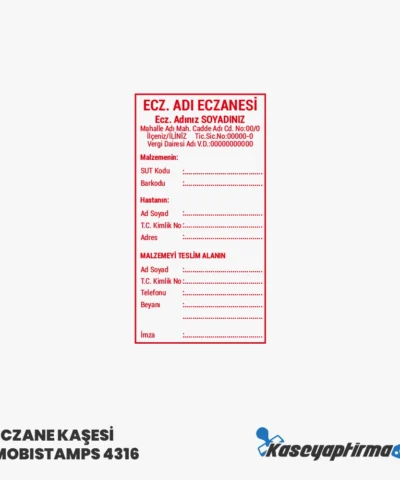 Eczane Kaşesi 01 Mobistamps 4316