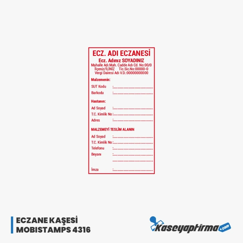 Eczane Kaşesi 01 Mobistamps 4316