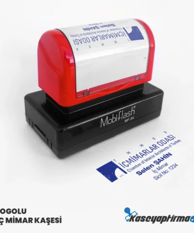 Logolu İç Mimar Kaşesi Mobiflash MF 34