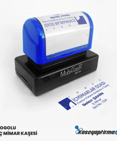 Logolu İç Mimar Kaşesi Mobiflash MF 34