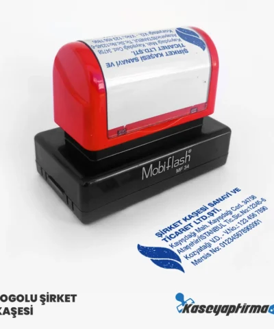 Logolu Şirket Kaşesi Mobiflash MF 34