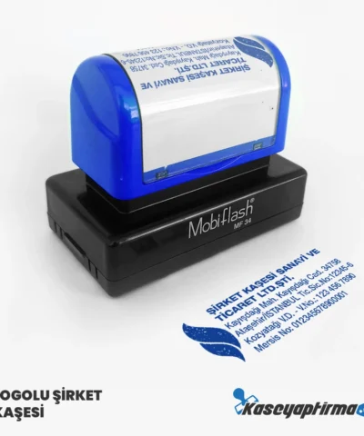 Logolu Şirket Kaşesi Mobiflash MF 34