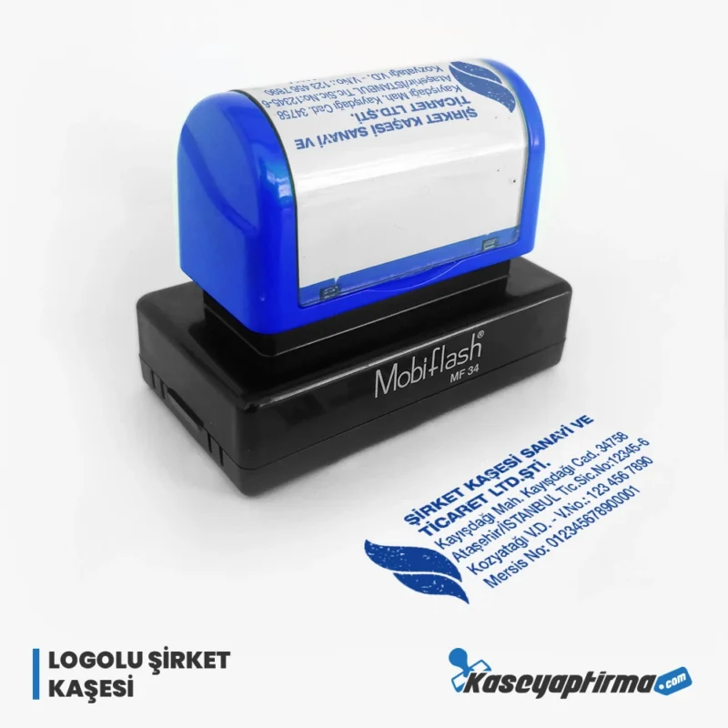 Logolu Şirket Kaşesi Mobiflash MF 34