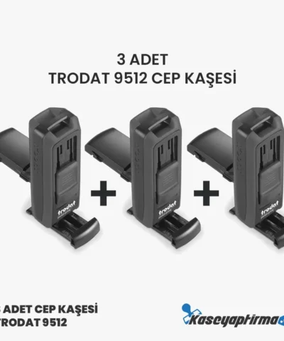 Trodat Pocket Printy 9512 - 3'lü Paket Kampanya