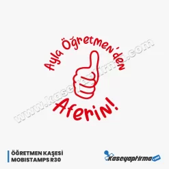 Öğretmenlere Özel Aferin Kaşesi